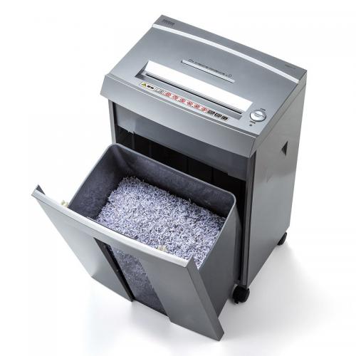 電動シュレッダー 業務用 マイクロカット 10枚細断 連続40分 CD/DVD カード対応