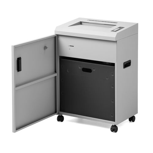 A3対応 電動シュレッダー 業務用 クロスカット A3 15枚細断 A4 25枚細断 60分稼働 ホチキス対応 カード DVD細断 400-PSD051