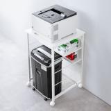 シュレッダー収納ラック キャスター付き 幅60cm 奥行60cm 高さ90cm