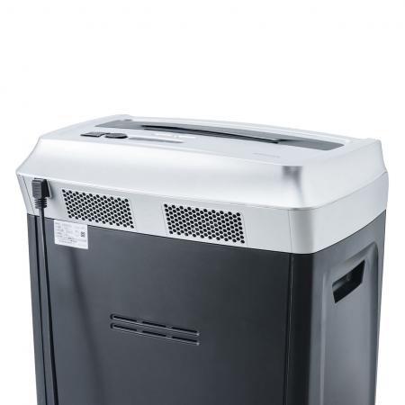 【アウトレット】電動シュレッダー(業務用・クロスカット・20枚細断・連続120分使用・CD/DVD・カード対応) 400-PSD036