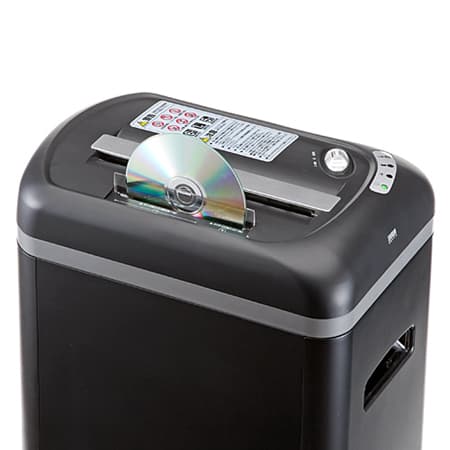 【アウトレット】電動シュレッダー A4 マイクロクロスカット 6枚細断 CD/DVD/カード対応 400-PSD008