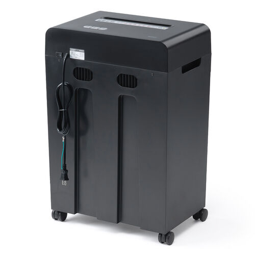 業務用シュレッダー マイクロカット 2×10mm A4用紙 16枚細断 CD/DVD対応 大容量30L