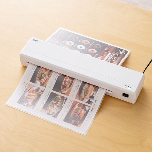 A3/A4 ラミネーター  2本ローラー 90秒ウォームアップ