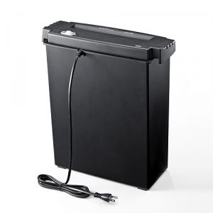 【アウトレット】家庭用電動シュレッダー(高速ストレートカット・A4・6枚細断)