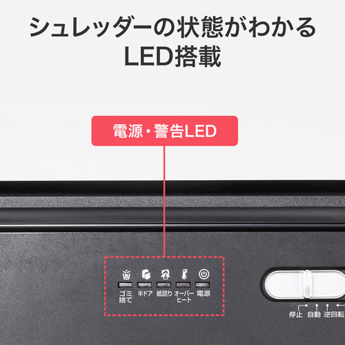 【アウトレット】60分連続 業務用 電動シュレッダー 20枚細断 A4 ミニクロスカット ホッチキス/CD/DVD/カード対応