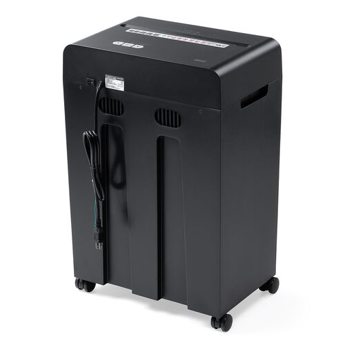 マイクロカットシュレッダー 大容量30L A3対応 最大9枚同時細断 2×10mm CD/DVD カード対応