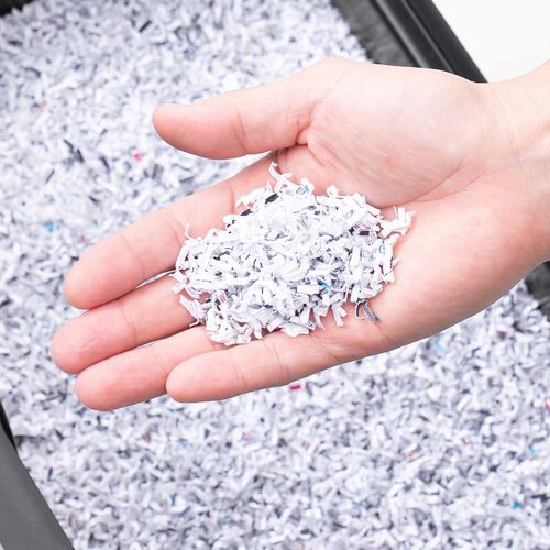 マイクロカットシュレッダー 大容量30L A3対応 最大9枚同時細断 2×10mm CD/DVD カード対応