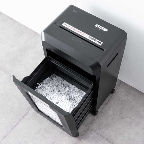 クロスカットシュレッダー A3対応 最大13枚同時細断 4×40mm CD/DVD対応 カード対応 容量30L