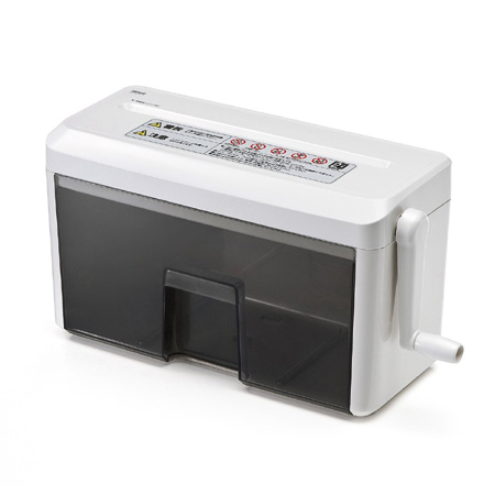 ハンドシュレッダー YK-PSD015(手動・A4・クロスカット・2枚細断)