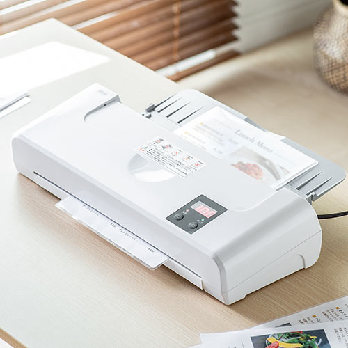 【アウトレット】ラミネーター パウチ加工 A3 A4 4本ローラー 10秒ウォームアップ リリース機能